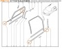 Заглушки молдингов опускного стекла Лада Гранта / Калина-2, Датсун (6 шт)