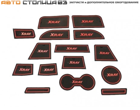 Коврики силиконовые панели приборов Lada XRAY