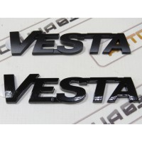 Орнамент крышки багажника Лада Веста "VESTA" черный