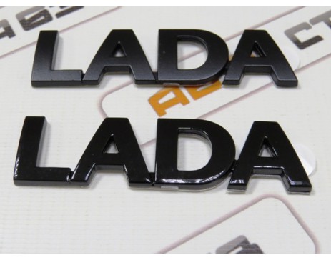 Орнамент крышки багажника Лада Гранта / Калина-2 / Приора, Ларгус  "LADA" черный