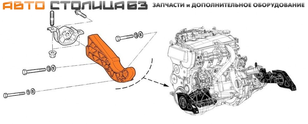 Головка блока цилиндров двигателя 1,6 л - снятие и установка