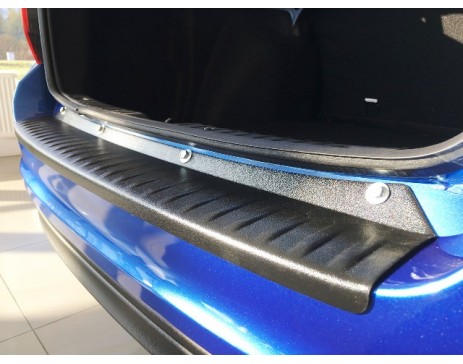 Накладка на задний бампер пластиковая Лада Гранта FL 2018- (седан) Эконом
