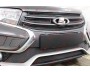 Защита радиатора Lada Xray Cross 2018- (2 части) черная низ Стрелка