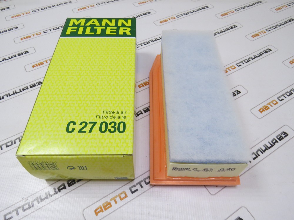 Воздушный фильтр двигателя ларгус. Фильтр воздушный Манн с 27030. Фильтр воздушный Mann-Filter c27030.