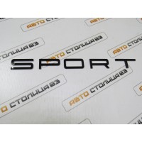 Орнамент SPORT в стиле Porsche (черный)