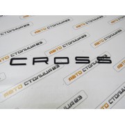Орнамент CROSS в стиле Porsche (черный)
