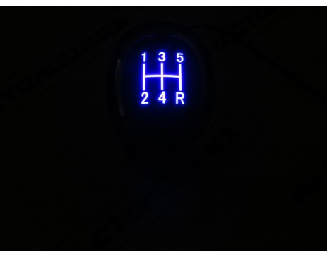 Ручка МКПП Лада Веста / Гранта / Калина-2 / Приора-2, Датсун SAL-MAN (синяя подсветка)