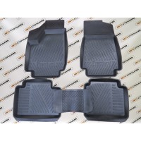 Ковры салона резиновые Лада 4x4 3-х дв. Premium REZKON