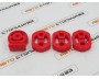 Комплект подушек глушителя Лада Приора (4 шт) красный полиуретан ПИК