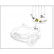 Соединитель подрулевых переключателей Лада Калина / Chevrolet Niva ILSA
