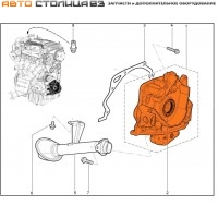 Насос масляный в сборе Лада Веста / XRAY с двигателем 1,8л ВАЗ 21179