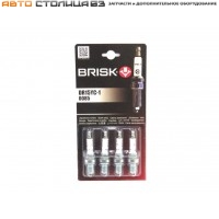Свечи зажигания для 16-клапанных двигателей ВАЗ DR15YC-1 BRISK (4 штуки)