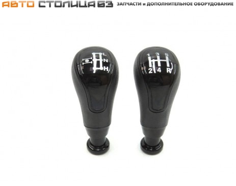 Ручки управления КПП и РК Chevrolet Niva / Niva Travel в стиле Веста черный глянец