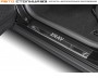 Накладки на пороги нержавеющая сталь с лазерной гравировкой Lada XRAY AutoMax