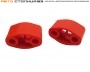 Комплект подушек глушителя Лада Ларгус / XRAY красный полиуретан ПТП64 (2 штуки)