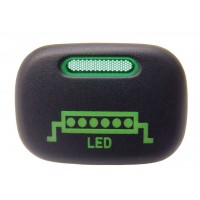 Кнопка LED-балка Chevrolet Niva / Niva Travel / ВАЗ 2113-2115 (зеленая подсветка, зеленый индикатор)