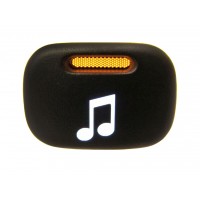 Кнопка выключения аудиосистемы Chevrolet Niva / Niva Travel / ВАЗ 2113-2115 (белая подсветка, оранжевый индикатор)