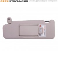 Козырек солнцезащитный левый с зеркалом Лада Ларгус FL / XRAY / Logan 2 / Sandero 2