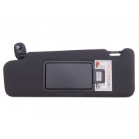 Козырек солнцезащитный левый с зеркалом черный Лада Ларгус FL / XRAY / Logan 2 / Sandero 2