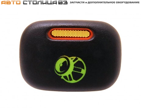 Кнопка сабвуфера Chevrolet Niva / Niva Travel / ВАЗ 2113-2115 (зеленая подсветка, оранжевый индикатор)