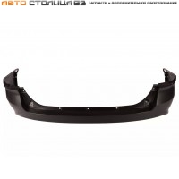 Бампер задний под покраску Лада Веста NG Cross с 2 отверстиями под парктроник