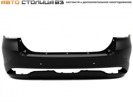 Бампер задний под покраску Лада Веста NG (седан, SW) с 4 отверстиями под парктроник