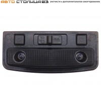 Плафон освещения салона ЛЮКС диодный Лада Приора / Калина / Гранта / 4х4 (большой разъем) ЧЁРНЫЙ