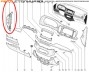 Заглушка панели приборов левая Lada Iskra