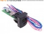 Зарядное устройство USB + TYPE-C Лада Гранта / Калина-2, Приора, Датсун SHTAT быстрая зарядка 27W