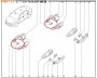 Уплотнитель правой ручки двери Лада Веста / Iskra / Azimut
