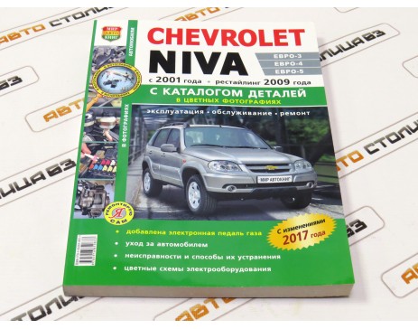 Руководство по ремонту и эксплуатации Chevrolet Niva с каталогом деталей