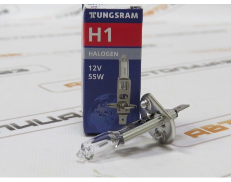 Автолампа H1 12V 55W галогенная TUNGSRAM