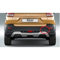 Заглушка отверстия заднего бампера под буксировочную проушину Lada XRAY Cross