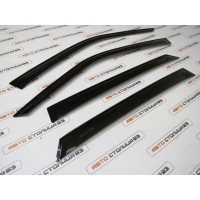 Дефлекторы боковых стекол (ветровики) Лада Приора (седан, хэтчбек) ANV AIR