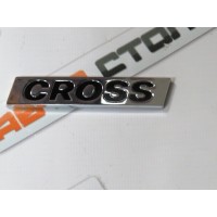 Орнамент двери задка Лада Ларгус CROSS (черная надпись)